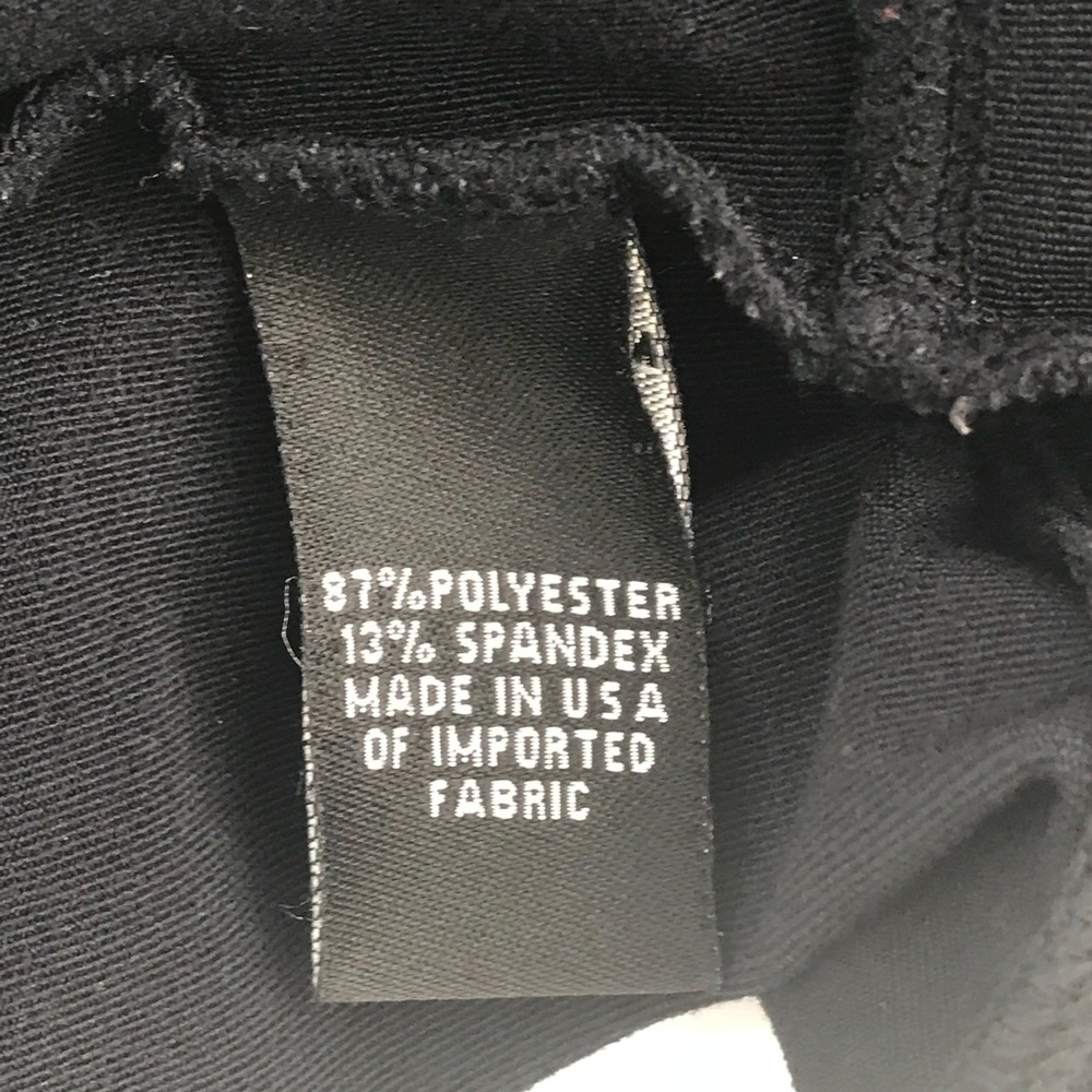 Athleta Black Cropped Skirted Leggings Sz. S - Picture 7 of 7
